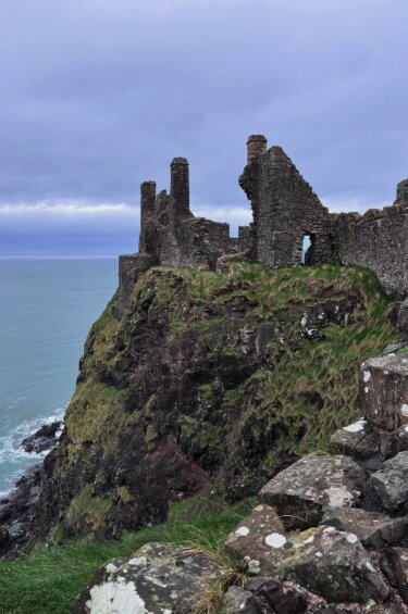 Dunluce Castle clifftop view